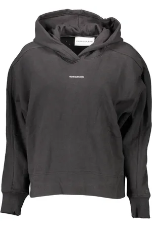 Calvin Klein BLUZA BEZ ZAMKA WOMAN CZARNA
