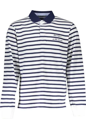 GANT MĘSKA POLO Z DŁUGIM RĘKAWEM BIAŁA