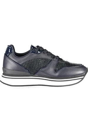 Emporio Armani NIEBIESKIE BUTY SPORTOWE DAMSKIE