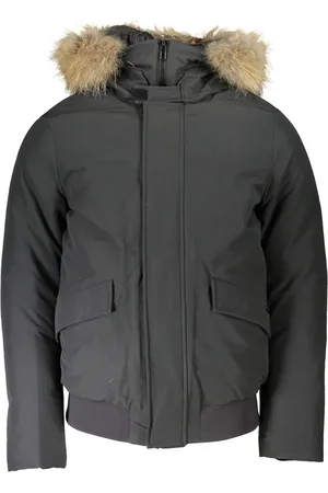 Woolrich SZARY WEŁNIANY KURTKA MĘSKA