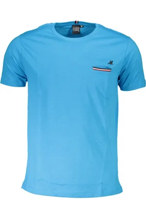 HERS US GRAND POLO T-SHIRT MĘSKI Z KRÓTKIM RĘKAWEM JASNONIEBIESKI