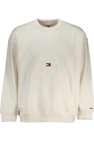 Tommy Hilfiger MĘSKA BLUZA BIAŁA BEZ ZAMKA