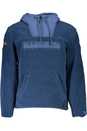 Napapijri BLUZA BEZ ZAMKA MĘSKA NIEBIESKA