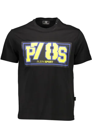 Philipp Plein T-SHIRT MĘSKI Z KRÓTKIM RĘKAWEM CZARNY
