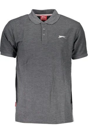 Slazenger KOSZULKA POLO Z KRÓTKIM RĘKAWEM MĘSKA SZARA