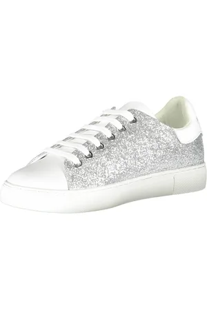Emporio Armani BUTY SPORTOWE DAMSKIE SREBRNE