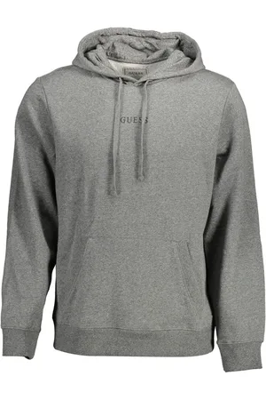 Guess BLUZA BEZ ZAMKA MĘSKA SZARA