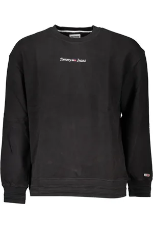 Tommy Hilfiger BLUZA BEZ ZAMKA CZARNA MĘSKA