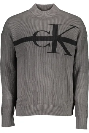 Calvin Klein SZARA MĘSKA KOSZULKA