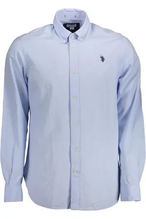 Ralph Lauren MĘSKA KOSZULKA POLO Z DŁUGIM RĘKAWEM JASNONIEBIESKA