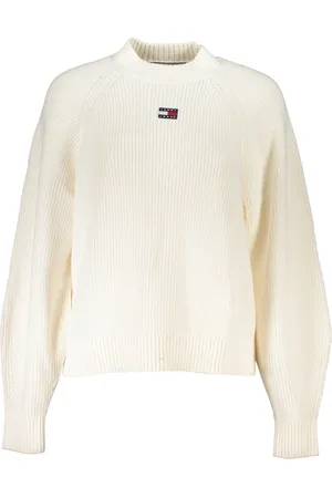 Tommy Hilfiger BIAŁY SWETER DAMSKI