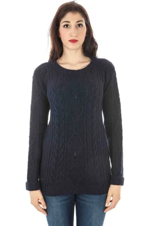Fred Perry NIEBIESKI SWETER DAMSKI