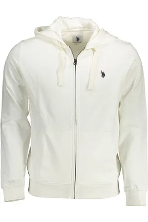 Ralph Lauren BLUZA US POLO Z ZAMKIEM BIAŁA MĘSKA