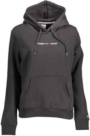 Tommy Hilfiger BLUZA BEZ ZAMKA DAMSKA CZARNA