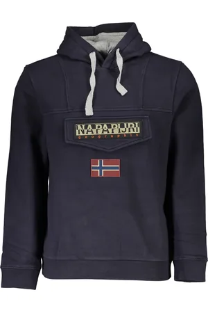 Napapijri NIEBIESKA BLUZA BEZ ZAMKA MĘSKA