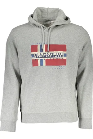 Napapijri BLUZA BEZ ZAMKA MĘSKA SZARA