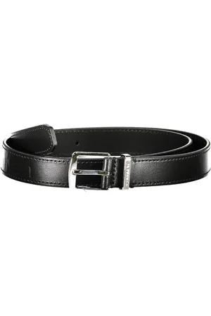 Calvin Klein SKÓRZANY PASEK CZARNY DAMSKI