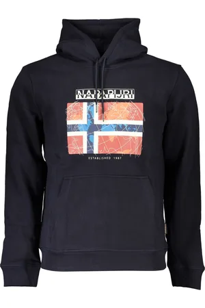 Napapijri NIEBIESKA BLUZA BEZ ZAMKA MĘSKA