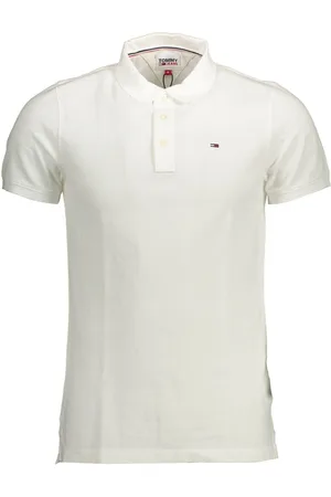 HERS TOMMY HILFIGER POLO KRÓTKI RĘKAW MĘSKI BIAŁY