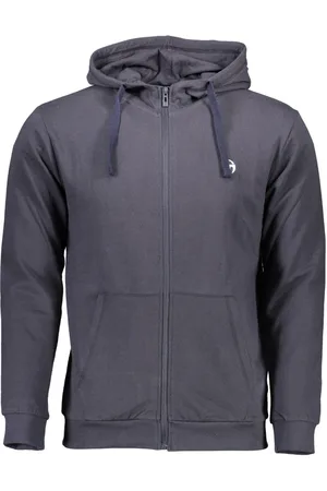Sergio Tacchini MĘSKA NIEBIESKA BLUZA Z ZAMKIEM