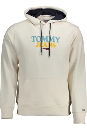 Tommy Hilfiger BLUZA BEZ ZAMKA MĘSKA BIAŁA