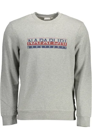 Napapijri BLUZA BEZ ZAMKA MĘSKA SZARA