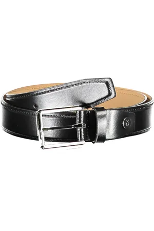 Calvin Klein SKÓRZANY PASEK MĘSKI CZARNY