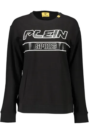 Philipp Plein SPORTOWA BLUZA PLEIN BEZ ZAMKA DAMSKA CZARNA