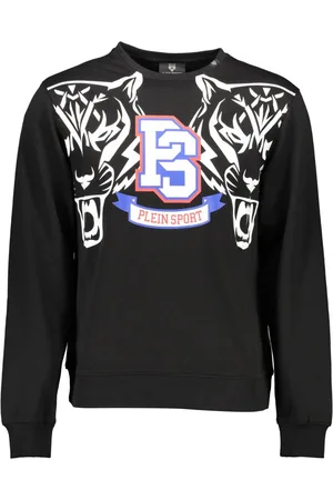 Philipp Plein SPORTOWA BLUZA PLEIN BEZ ZAMKA MĘSKA CZARNA
