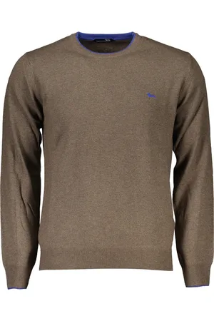 HARMONT&BLAINE BRĄZOWY SWETER MĘSKI