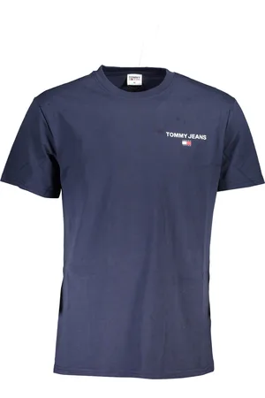 Tommy Hilfiger NIEBIESKI T-SHIRT MĘSKI Z KRÓTKIM RĘKAWEM