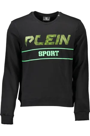 Philipp Plein SPORTOWA BLUZA PLEIN BEZ ZAMKA MĘSKA CZARNA