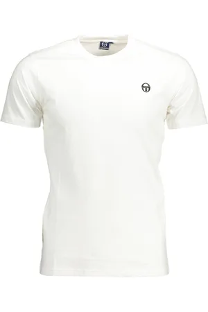 Sergio Tacchini T-SHIRT Z KRÓTKIM RĘKAWEM MĘSKI BIAŁY