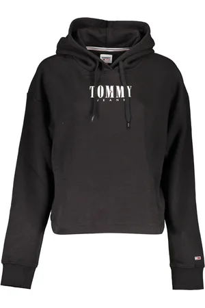 Tommy Hilfiger BLUZA BEZ ZAMKA DAMSKA CZARNA