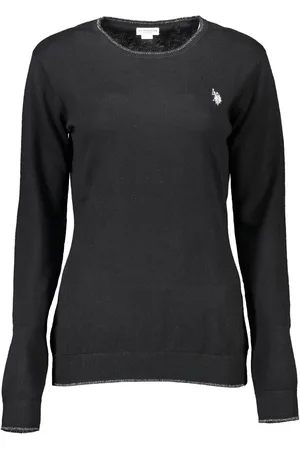 Ralph Lauren CZARNY SWETER US POLO CZARNY