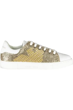 Emporio Armani BUTY SPORTOWE DAMSKIE ZŁOTE