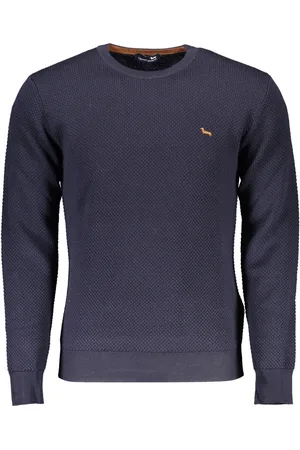 HARMONT&BLAINE NIEBIESKI SWETER MĘSKI