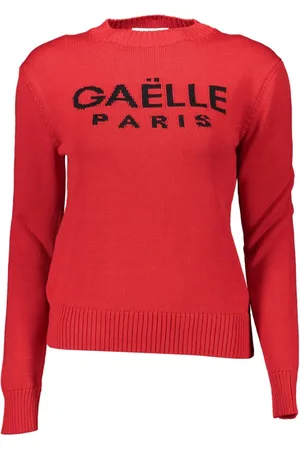 GAËLLE CZERWONY SWETER DAMSKI