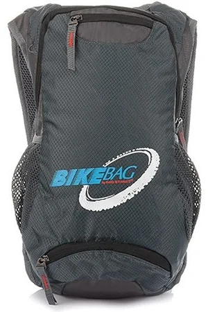 Bag Street Szaro-czarny SOLIDNY lekki SPORTOWY plecak NA ROWER rolki P89