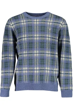 GANT NIEBIESKI SWETER MĘSKI