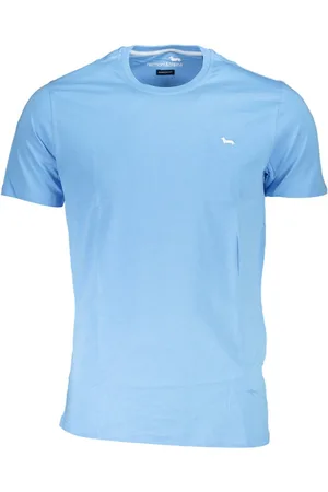 HARMONT&BLAINE HARMONT & BLAINE JASNONIEBIESKI T-SHIRT MĘSKI Z KRÓTKIM RĘKAWEM
