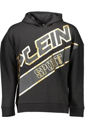 Philipp Plein SPORTOWA BLUZA PLEIN BEZ ZAMKA MĘSKA CZARNA