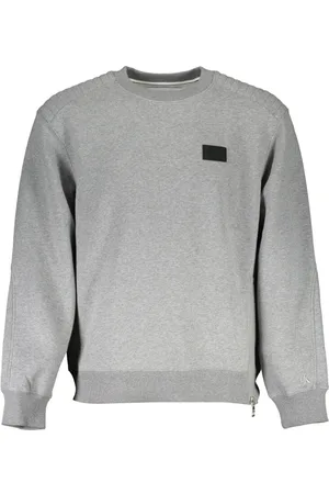 HERS CALVIN KLEIN BLUZA BEZ ZAMKA MĘSKA SZARA