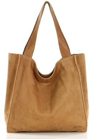 MAZZINI Duża torba shopper skórzana sogni d