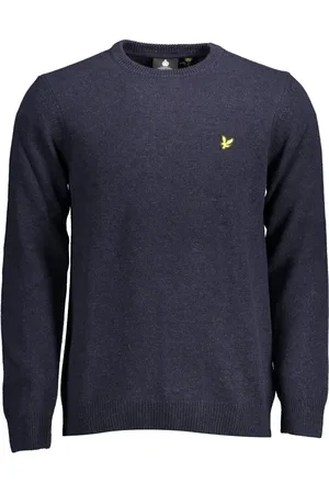 Lyle &amp; scott NIEBIESKI SWETER MĘSKI