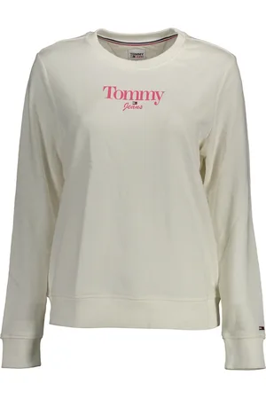 Tommy Hilfiger BLUZA BEZ ZAMKA DAMSKA BIAŁA