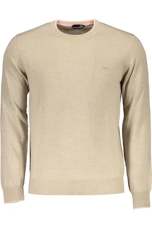 HARMONT&BLAINE BEŻOWY SWETER MĘSKI