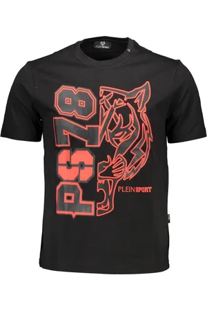 Philipp Plein T-SHIRT MĘSKI Z KRÓTKIM RĘKAWEM CZARNY