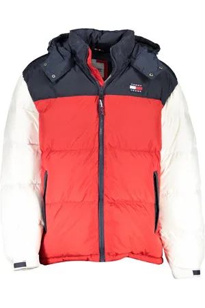 Tommy Hilfiger NIEBIESKA KURTKA PUCHOWA