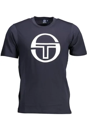 Sergio Tacchini T-SHIRT Z KRÓTKIM RĘKAWEM NIEBIESKI